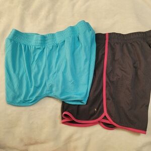 Danskin Women's Lot‎ 2 Pairs Shorts Sz Medium Athletic Sportswear Workout Bundle